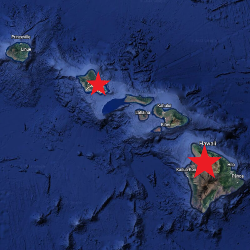 Hawaii Locations